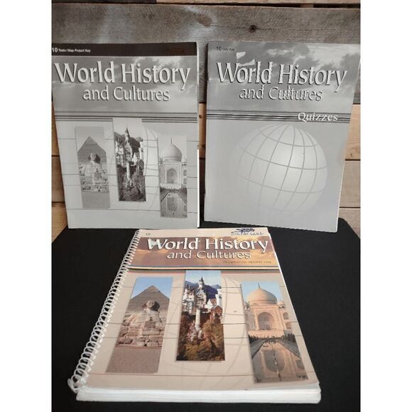 A Beka World History and Cultures Teacher Guide, Quiz Key, Tests / Map Project - Picture 1 of 4